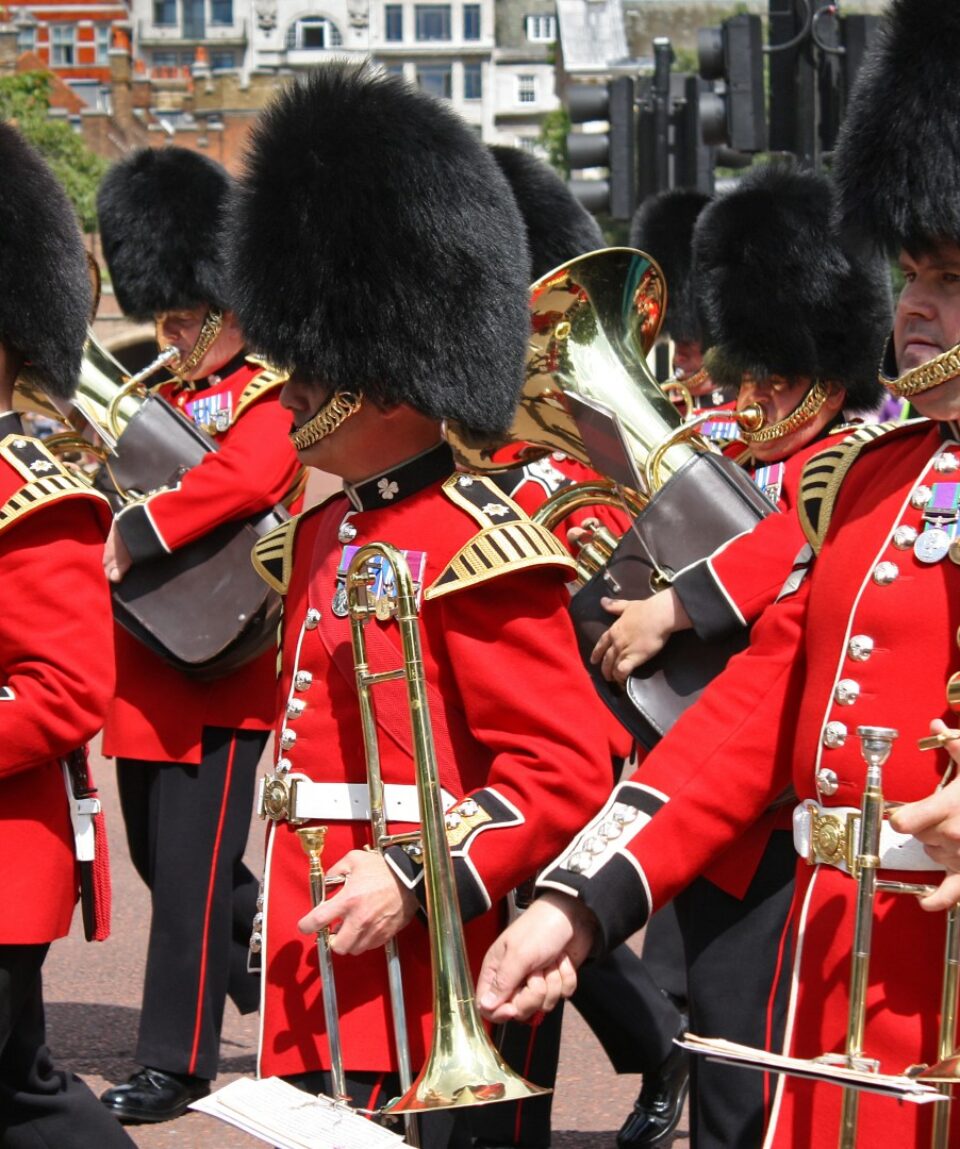 Marching Guards Of Queen In London
